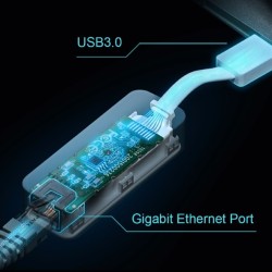 ADAPTER TPLINK UE300 USB3.0 TO GIGABIT ETHERNET