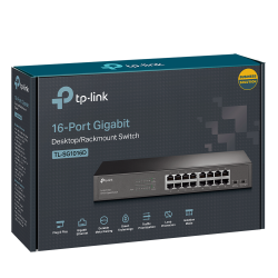 SWITCH TPLINK TL-SG1016DE 16Port Gigabit Easy Smart