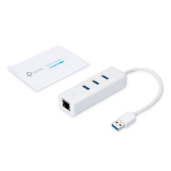 ADAPTER TPLINK UE330 USB 3PORT HUB & GIGABIT ETHERNET