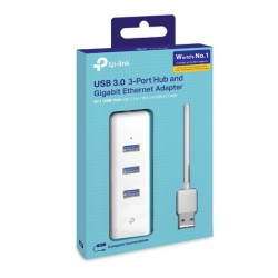 ADAPTER TPLINK UE330 USB 3PORT HUB & GIGABIT ETHERNET