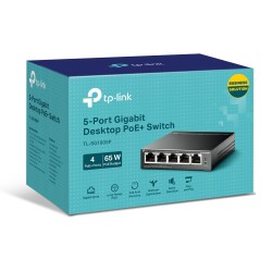 SWITCH TPLINK TL-SG1005P 5PORT GIGA POE