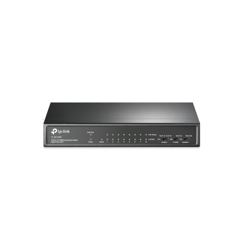 SWITCH TPLINK TL-SF1009P 8POE+ DESKTOP