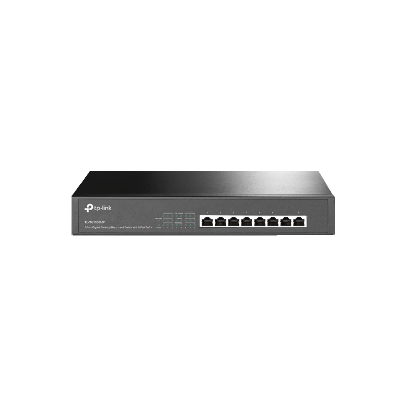 RACKMOUNT SWITCH TPLINK TL-SG1008MP 8PORT