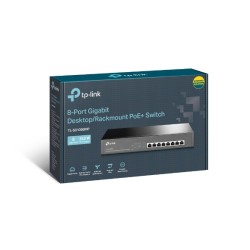 RACKMOUNT SWITCH TPLINK TL-SG1008MP 8PORT