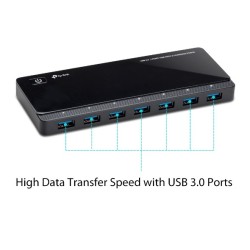 USB TPLINK UH720 USB 3.07 PORT HUB WITH 2 CHARGING PORT