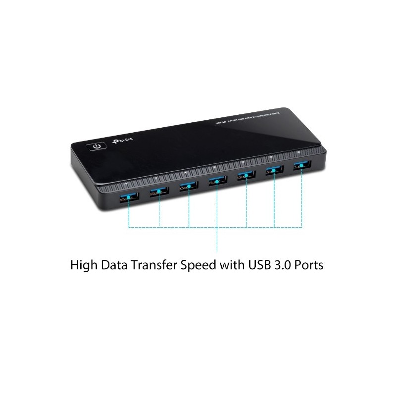 USB TPLINK UH720 USB 3.07 PORT HUB WITH 2 CHARGING PORT