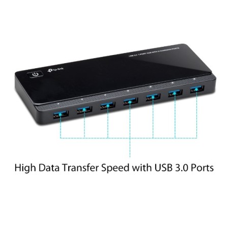 USB TPLINK UH720 USB 3.07 PORT HUB WITH 2 CHARGING PORT