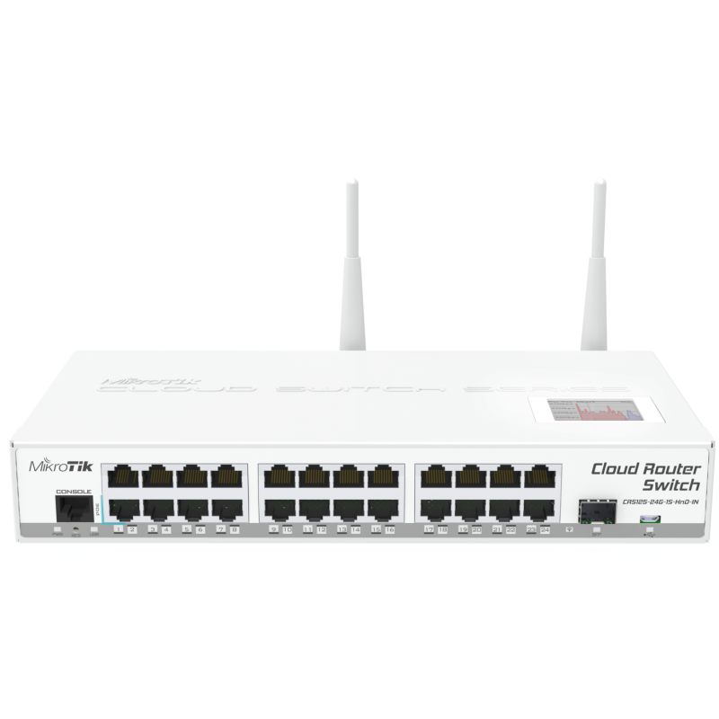 SWITCH Mikrotik CRS125-24G-1S-2HnD-IN
