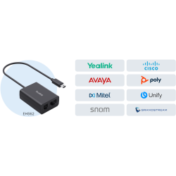 HEADSET YEALINK WH64 DUAL TEAMS