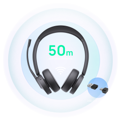 HEADSET YEALINK BH70 DUAL TEAMS USB-A MICROSOFT CERTIFIED BLUETOOTH