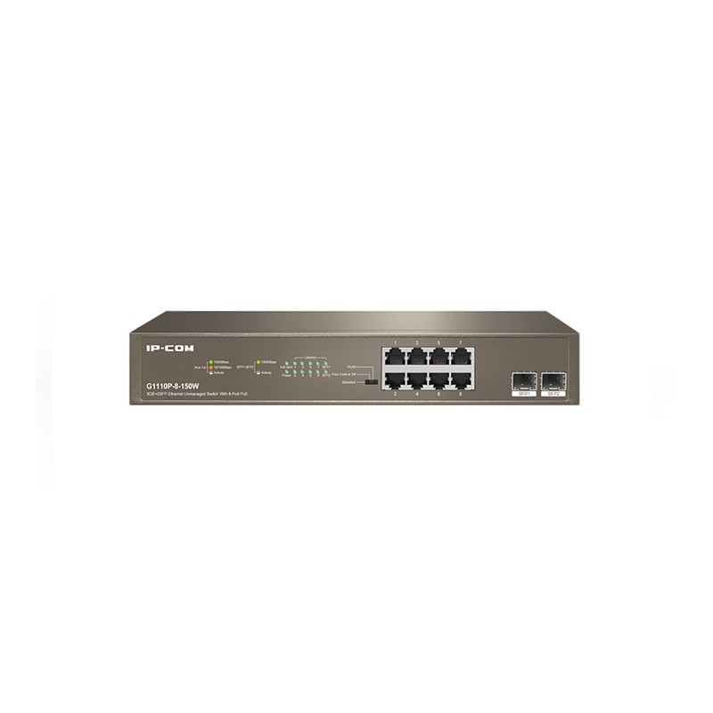 SWITCH IP-COM G1110P-8-150W