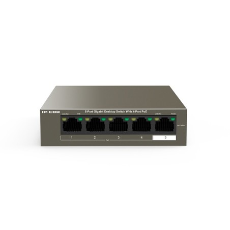 SWITCH IP-COM G1105P-4-63W 5 PORT GIGA DESKTOP POE