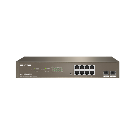 SWITCH IP-COM G3310P-8-150W