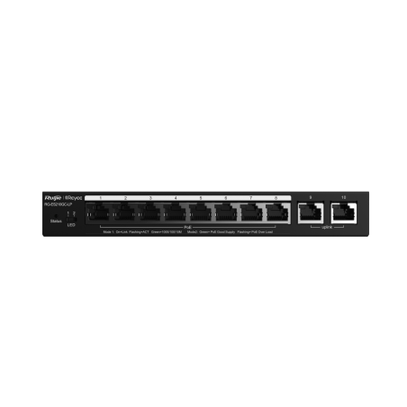 SWITCH RUIJIE RG-ES210GC-LP 10P (8POE)