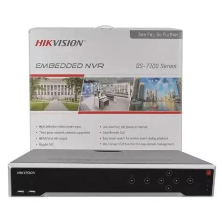 Enregistreur NVR Hikvision DS-7764NI-M4 64 Canaux