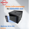 9U Wall Mount Network Cabinet – 600×550mm (Server Rack)