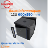 Baie Murale Réseau 12U – 600×550mm (Armoire Serveur)