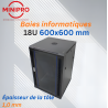 Baie Murale Réseau 18U – 600×600mm (Armoire Serveur)