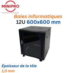 12U Floor Standing Network Cabinet – 600×600mm (Server Rack)