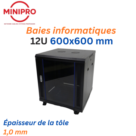 12U Floor Standing Network Cabinet – 600×600mm (Server Rack)