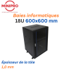 Baie sur Pied Réseau 18U – 600×600mm (Armoire Serveur)