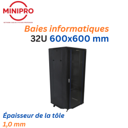 32U Floor Standing Network Cabinet – 600×600mm (Server Rack)