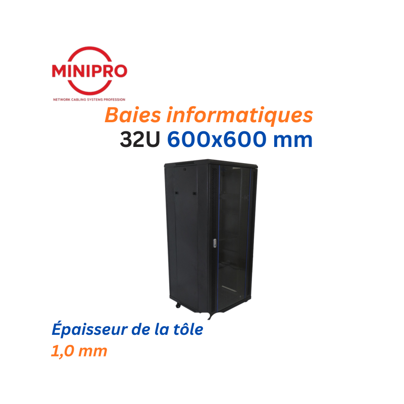 32U Floor Standing Network Cabinet – 600×600mm (Server Rack)