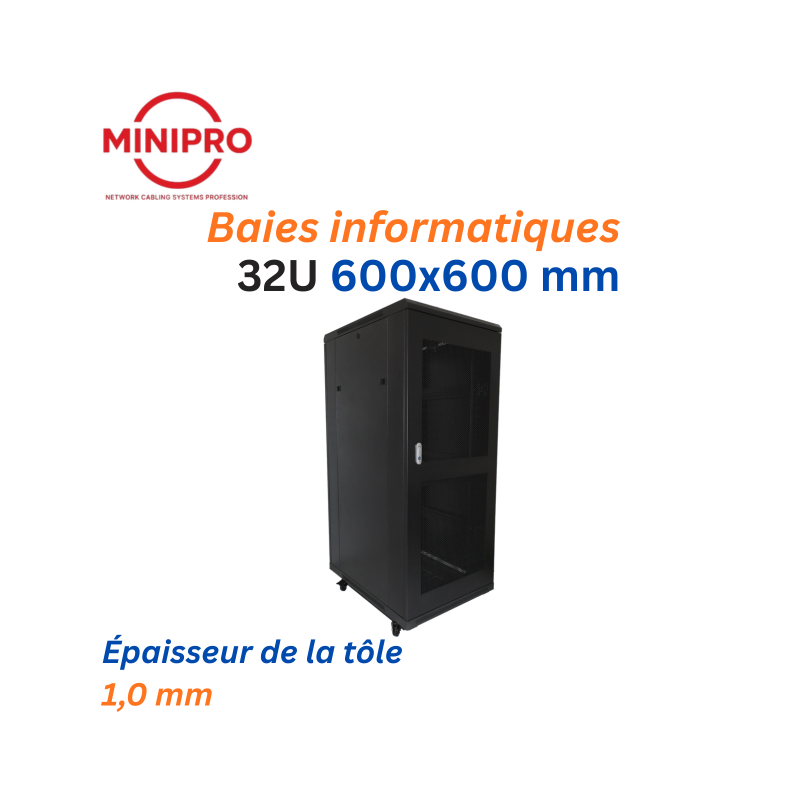 32U Floor Standing Network Cabinet – 600×800mm (Server Rack)