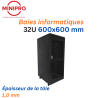 Baie sur Pied Réseau 32U – 600×800mm (Armoire Serveur)