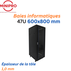 47U Floor Standing Network Cabinet – 600×800mm (Server Rack)