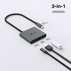 TYPE-C HUB TPLINK UH3020C USB Type-C 3 in 1