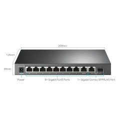 SWITCH TPLINK TL-SG1210MPE