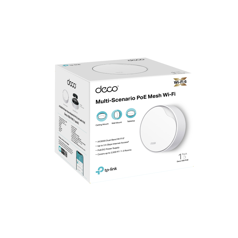 ROUTER TPLINK DECO X50-POE(3-PACK)